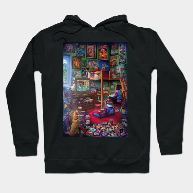 Sega - Street of Rage 2 Hoodie by Rachid Lotf